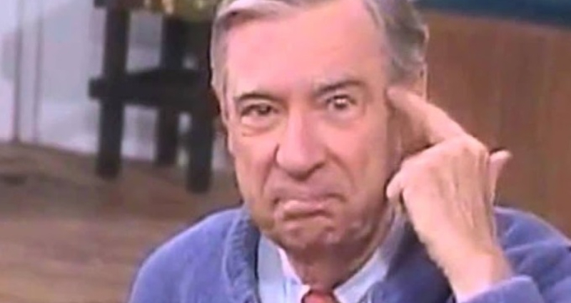 Mr. Rogers has a bad day in neighborhood