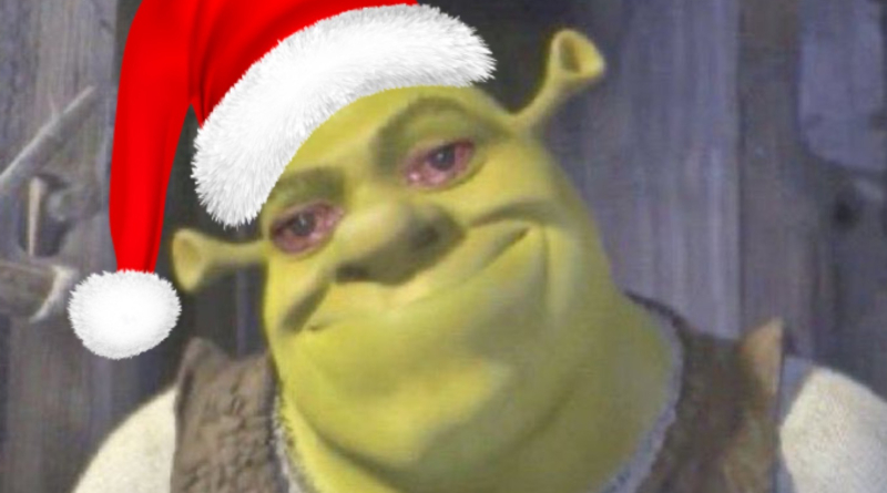 Shrek as Santa